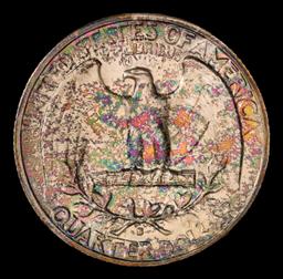 1941-s Washington Quarter Rainbow Toned TOP POP! 25c ms68 SEGS