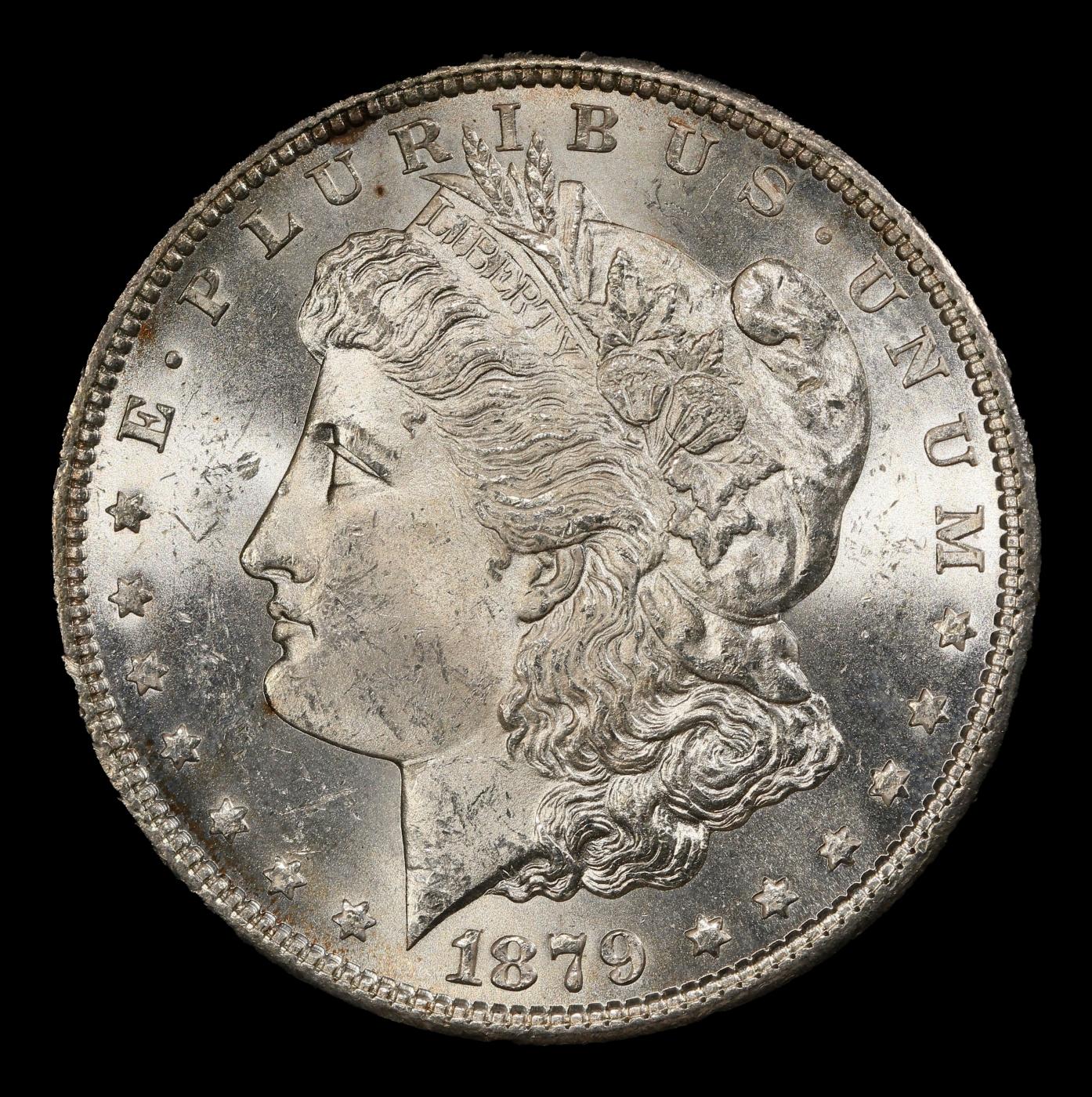 1879-s Rev '78 Top 100 Morgan Dollar Near Top Pop $1 ms65+ SEGS