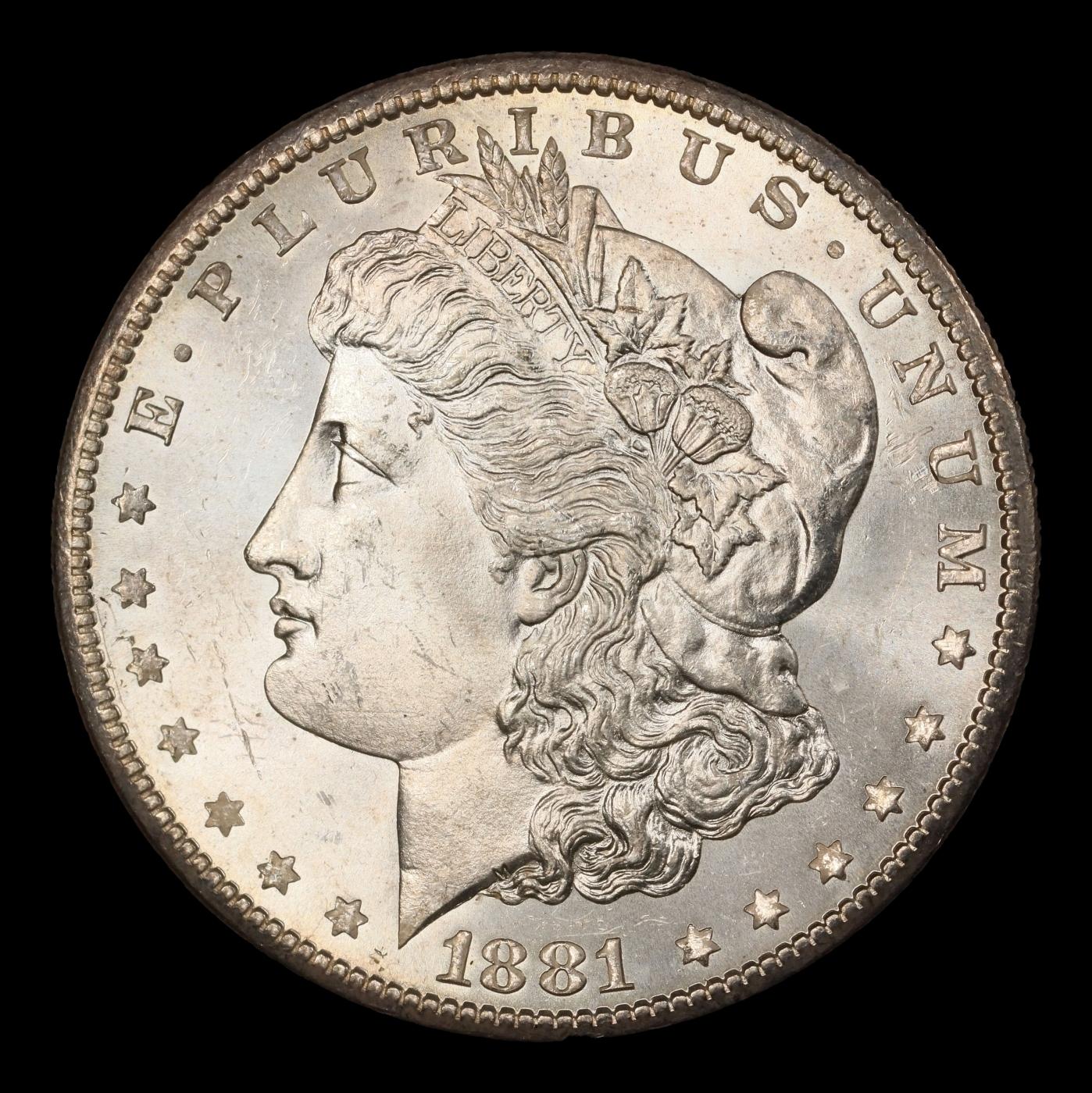 1881-s Morgan Dollar $1 Grades ms65+
