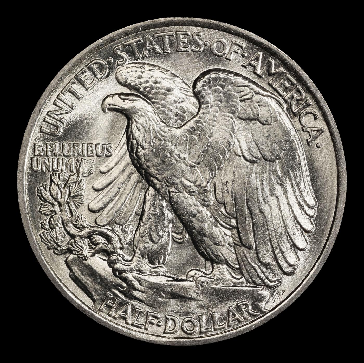 1936-p Walking Liberty Half Dollar 50c Grades ms66