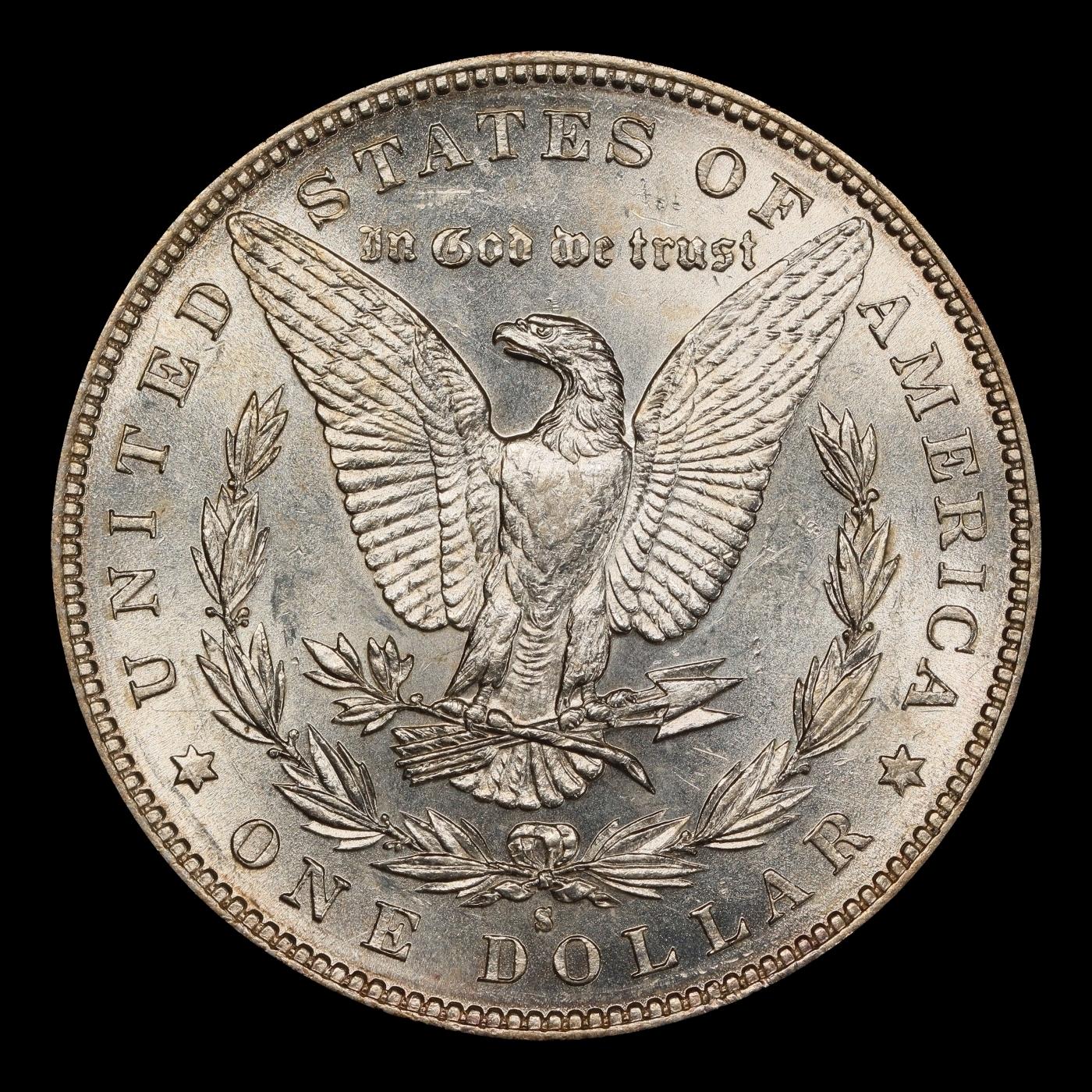 1884-s Morgan Dollar $1 ms62+ USCG