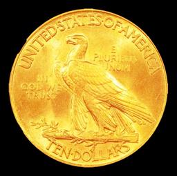 1932-p Gold Indian Eagle Near Top Pop! $10 ms66+ SEGS