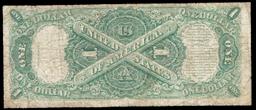 1917 $1 Large Size Legal Tender Note Grades vf, very fine Signatures Speelman/White