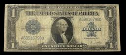 1923 $1 large size Silver Certificate Grades vf+ Signatures Speelman/White