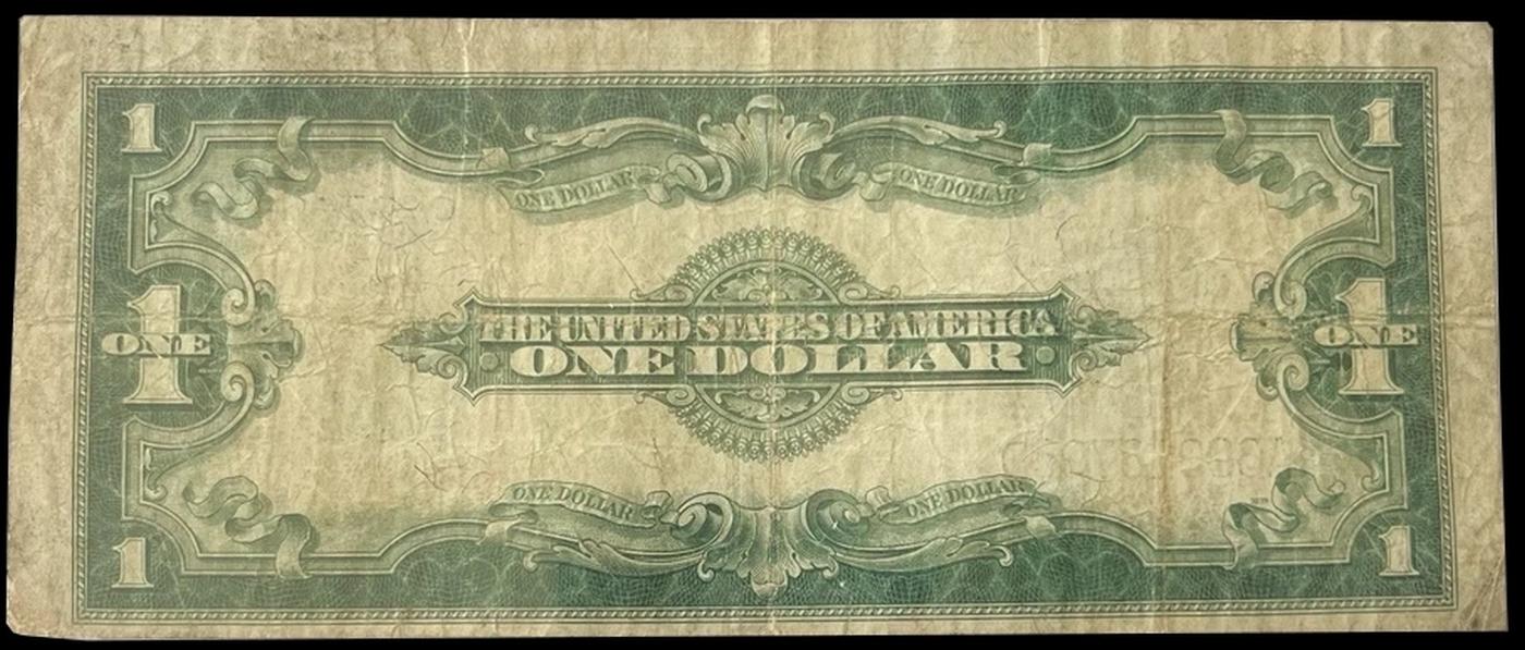 1923 $1 large size Silver Certificate Grades vf+ Signatures Speelman/White