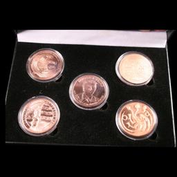 5 Copper Coin President TRUMP MAGA Tribute Set 5oz Of Copper