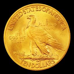 1913-p Gold Indian Eagle $10 ms65+ SEGS