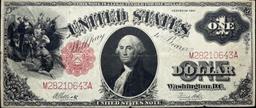 1917 $1 Large Size Legal Tender Note Grades xf Signatures Elliott/White