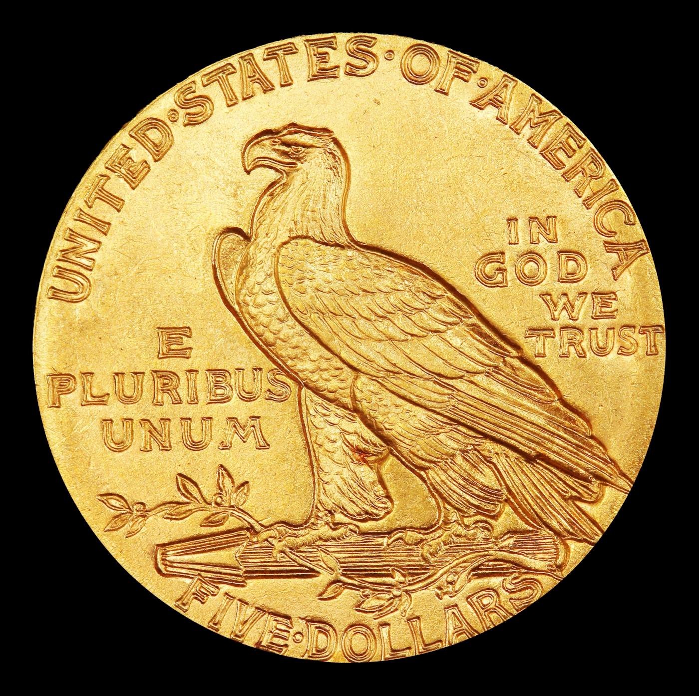 1910-p Gold Indian Half Eagle TOP POP! $5 ms66 USCG