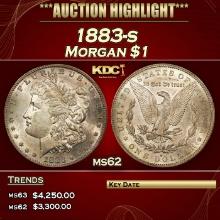 1883-s Morgan Dollar $1 ms62 USCG