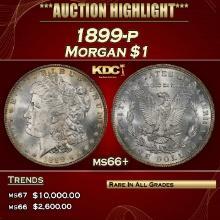 1899-p Morgan Dollar $1 ms66+ SEGS