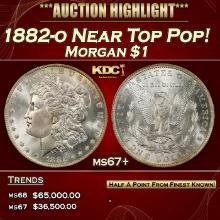 1882-o Morgan Dollar Near Top Pop! $1 ms67+ SEGS