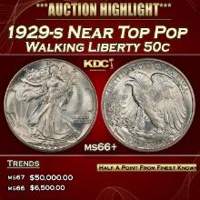 1935-s Walking Liberty Half Dollar TOP POP! 50c ms67 SEGS