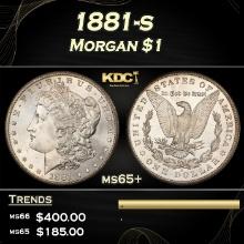 1881-s Morgan Dollar $1 Grades ms65+