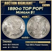1890-o Morgan Dollar TOP POP! $1 ms66+ SEGS