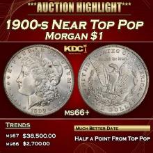 1900-s Morgan Dollar Near Top Pop $1 ms66+ SEGS