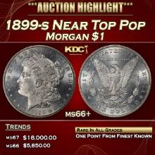 1899-s Morgan Dollar Near Top Pop $1 ms66+ SEGS