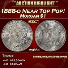 1888-o Morgan Dollar Near Top Pop! $1 ms66+ SEGS