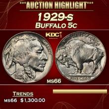 1929-s Buffalo Nickel 5c ms66 SEGS