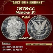 1878-cc Morgan Dollar $1 ms64 DMPL SEGS