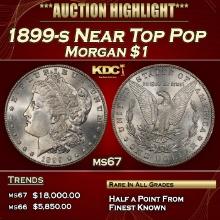 1899-s Morgan Dollar Near Top Pop $1 ms67 SEGS
