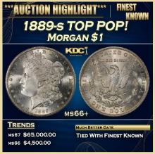1889-s Morgan Dollar TOP POP! $1 ms66+ SEGS