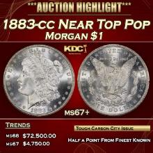 1883-cc Morgan Dollar Near Top Pop $1 ms67+ SEGS