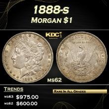 1888-s Morgan Dollar $1 Grades ms62