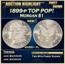 1899-p Morgan Dollar TOP POP! $1 ms66+ pl SEGS