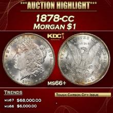 1878-cc Morgan Dollar $1 ms66+ SEGS
