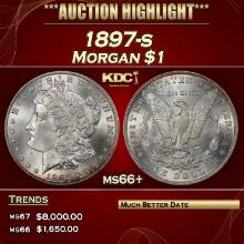 1897-s Morgan Dollar $1 ms66+ SEGS