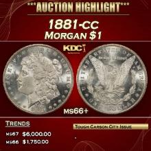 1881-cc Morgan Dollar $1 ms66+ SEGS