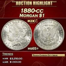 1880-cc Morgan Dollar $1 ms65+ SEGS