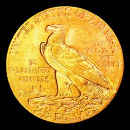1908-p Gold Indian Quarter Eagle $2 1/2 ms64+ SEGS