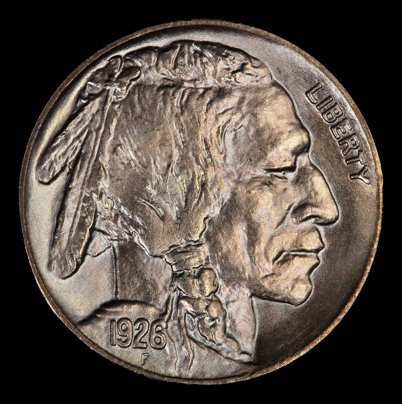 1926-p Buffalo Nickel Near Top Pop 5c ms67 SEGS