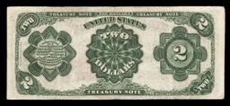 1891 $2 Treasury Note Grades xf Signatures Tillman/Morgan