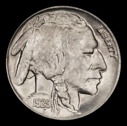 1925-p Buffalo Nickel 5c ms66 SEGS