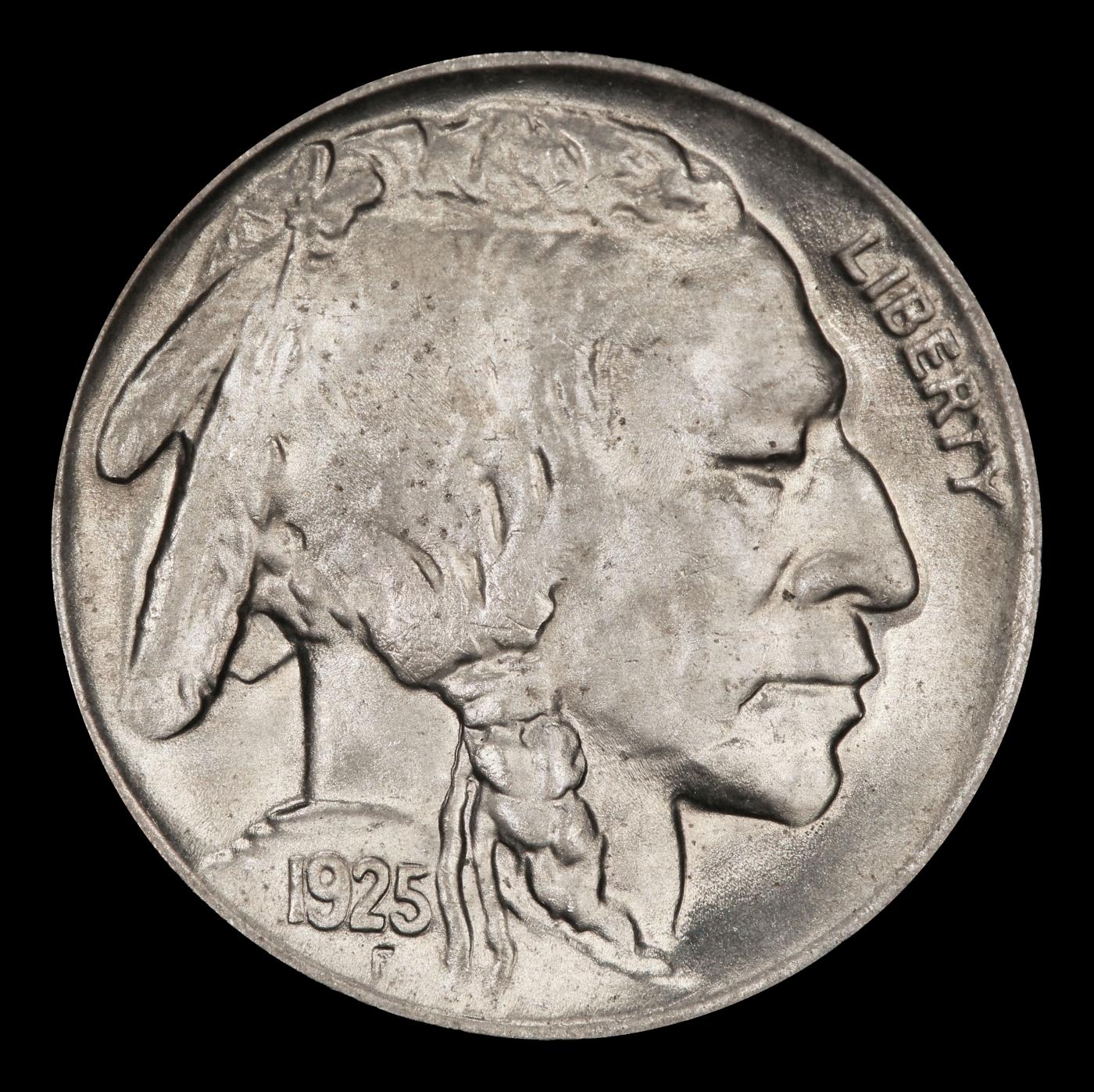 1925-p Buffalo Nickel 5c ms66 SEGS
