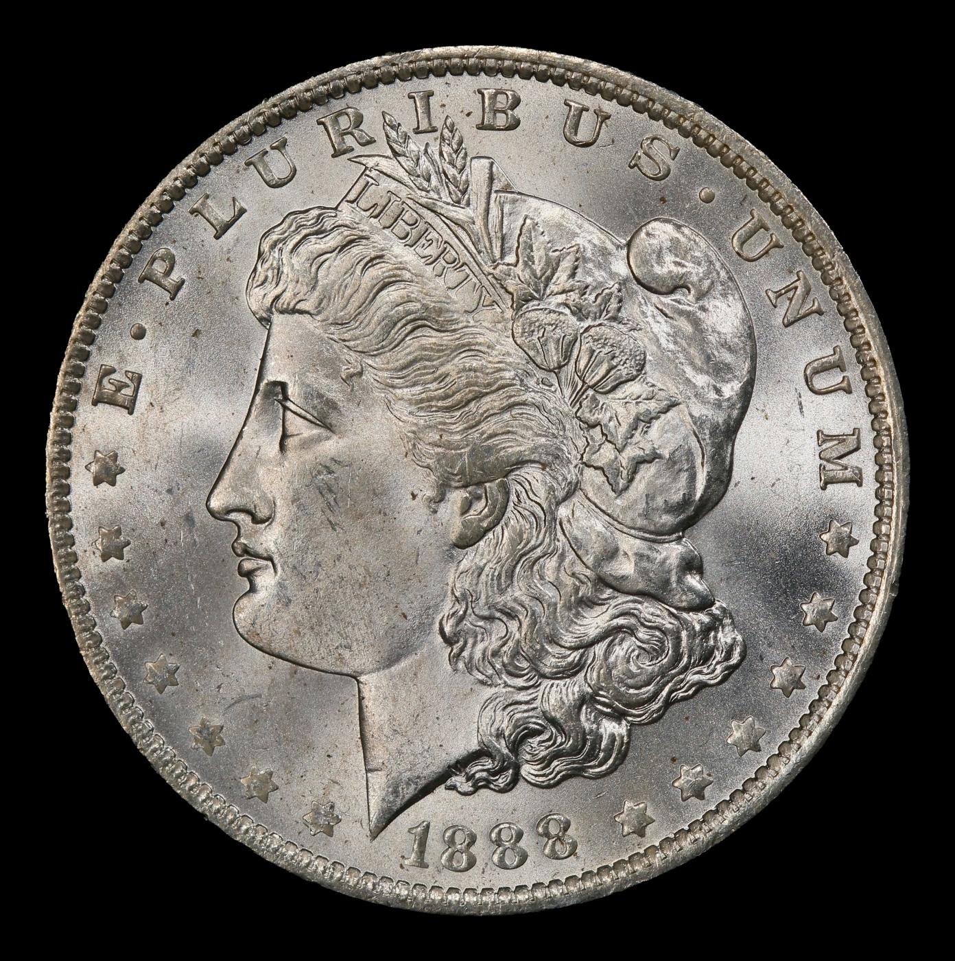 1888-o Morgan Dollar Near Top Pop! $1 ms66+ SEGS