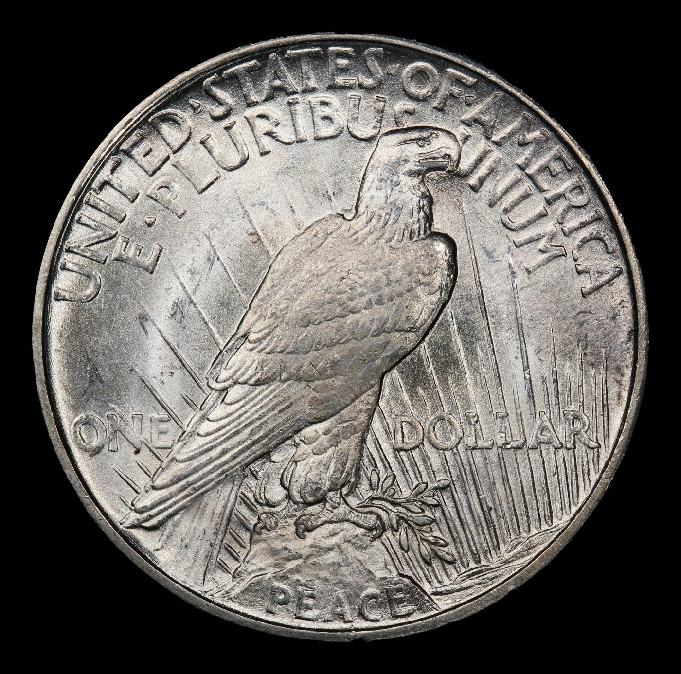 1921-p Peace Dollar Near Top Pop $1 ms66+ SEGS