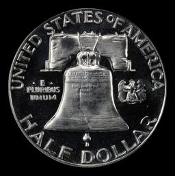 1955 Proof Franklin Half Dollar NEar Top Pop! 50c pr68+ DCAM SEGS