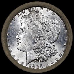 RA- SEARS 20 Coin UNC Morgan Dollar $1 Roll With CC End 1885 & CC Ends