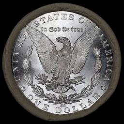 RA- SEARS 20 Coin UNC Morgan Dollar $1 Roll With CC End 1885 & CC Ends
