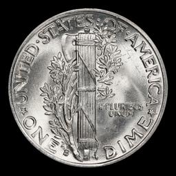 1939-s Mercury Dime Near Top Pop 10c ms67 FSB SEGS