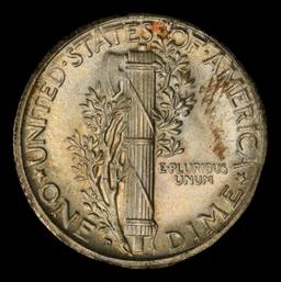 1931-d Mercury Dime Toned TOP POP! 10c ms67+ FSB SEGS
