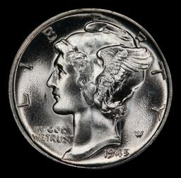1945-p Mercury Dime Near Top Pop! 10c ms68 SEGS