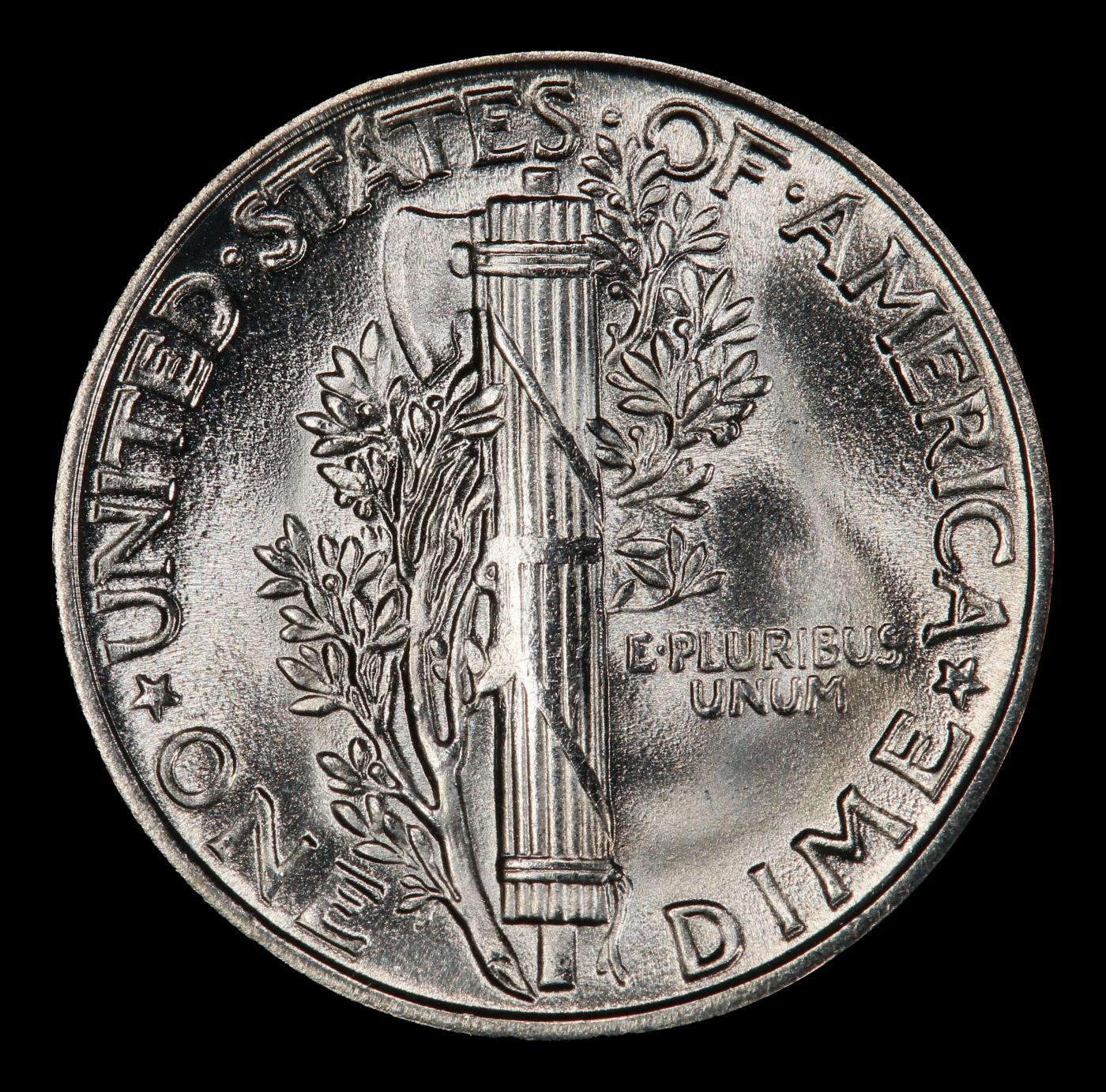 1945-p Mercury Dime Near Top Pop! 10c ms68 SEGS