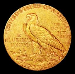 1915-s Gold Indian Half Eagle $5 ms62+ USCG