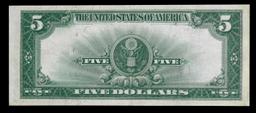 1923 $5 Large Size Silver Certificate "Porthole Note" Grades Select AU Signatures Speelman/White