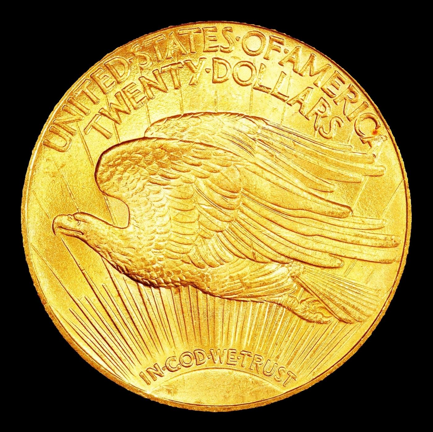 1914-s Gold St. Gaudens Double Eagle TOP POP! $20 ms67 SEGS